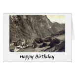 Birthday Card - Gudvangen, Norway