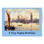Birthday Card - Houses of Parliament, London