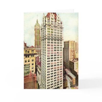 Birthday Card - Liberty Tower, New York City by gregoryolney2
