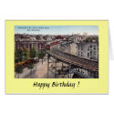 Birthday Card - New York City Elevated RR