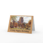 Birthday Card - Parish Church, Folkestone, Kent