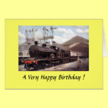 Birthday Card - Scotch Express at Euston cards