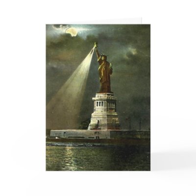 Birthday Card - Statue of Liberty by gregoryolney2