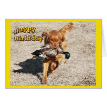 Birthday card with a Dog