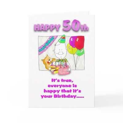 Birthday card with cake_50th by brendenhoward