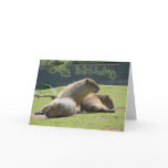 Birthday Card with Capybara