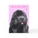 Birthday Card with Newfy