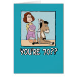 Birthday Card: You’re 70? That must frost your ass