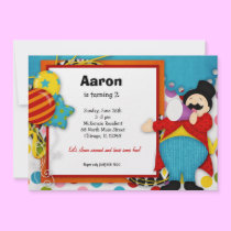 Birthday Carnival invitations