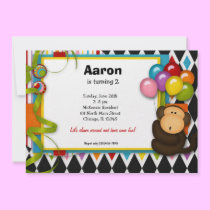 Birthday Carnival invitations