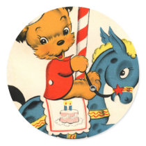 Birthday Carousel Sticker