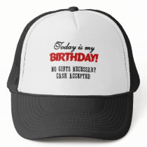 Birthday Cash Accepted Hat