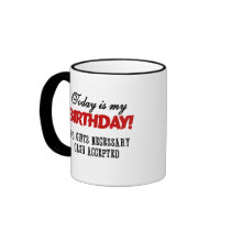 Birthday Cash Accepted Coffee Mug