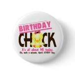 Birthday Chick 3 buttons