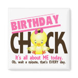 Birthday Chick 3 Refrigerator Magnet