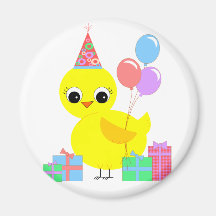 Birthday Chick Magnets
