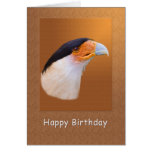 Birthday, Crested Caracara Bird Card