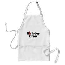 Birthday Crew Apron