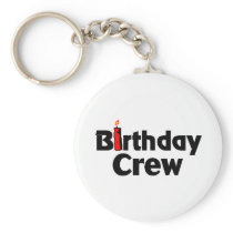 Birthday Crew Key Chain