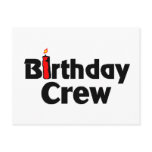 Birthday Crew Post Card