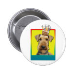 Birthday Cupcake - Airedale Buttons