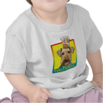 Birthday Cupcake - Airedale T Shirts