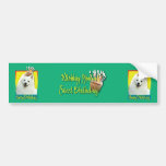 Birthday Cupcake - American Eskimo Bumper Sticker