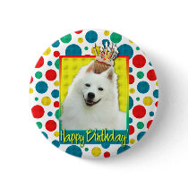 Birthday Cupcake - American Eskimo