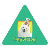 Birthday Cupcake - American Eskimo