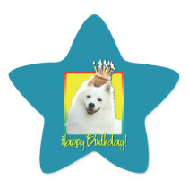 Birthday Cupcake - American Eskimo