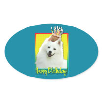 Birthday Cupcake - American Eskimo