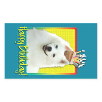 Birthday Cupcake - American Eskimo