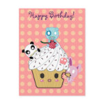 Birthday Cupcake Attack! Postcard