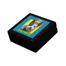 Birthday Cupcake - Australian Cattle Dog Jewelry Box