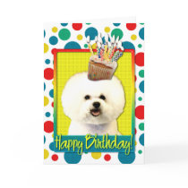 Birthday Cupcake - Bichon Frise