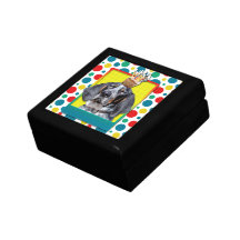Birthday Cupcake - Bluetick Coonhound - Chuck Gift Box