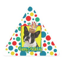 Birthday Cupcake - Boston Terrier