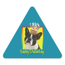 Birthday Cupcake - Boston Terrier