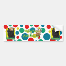 Birthday Cupcake - Cairn Terrier - Rosco Bumper Stickers