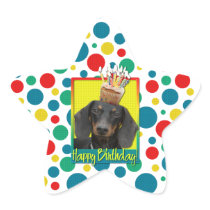 Birthday Cupcake - Dachshund - Winston