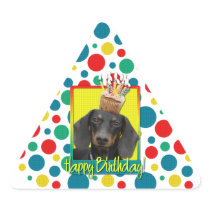 Birthday Cupcake - Dachshund - Winston