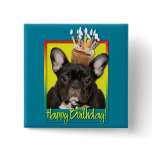 Birthday Cupcake - French Bulldog - Teal