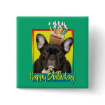 Birthday Cupcake - French Bulldog - Teal