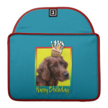 Birthday Cupcake - Irish Setter MacBook Pro Sleeve