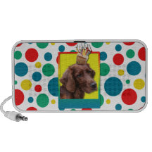Birthday Cupcake - Irish Setter Mp3 Speakers