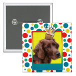 Birthday Cupcake - Irish Setter Pins