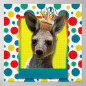 Birthday Cupcake - Kangaroo posters