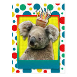 Birthday Cupcake - Koala Post Card