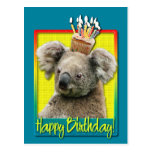 Birthday Cupcake - Koala Post Card