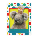 Birthday Cupcake - Koala Post Card